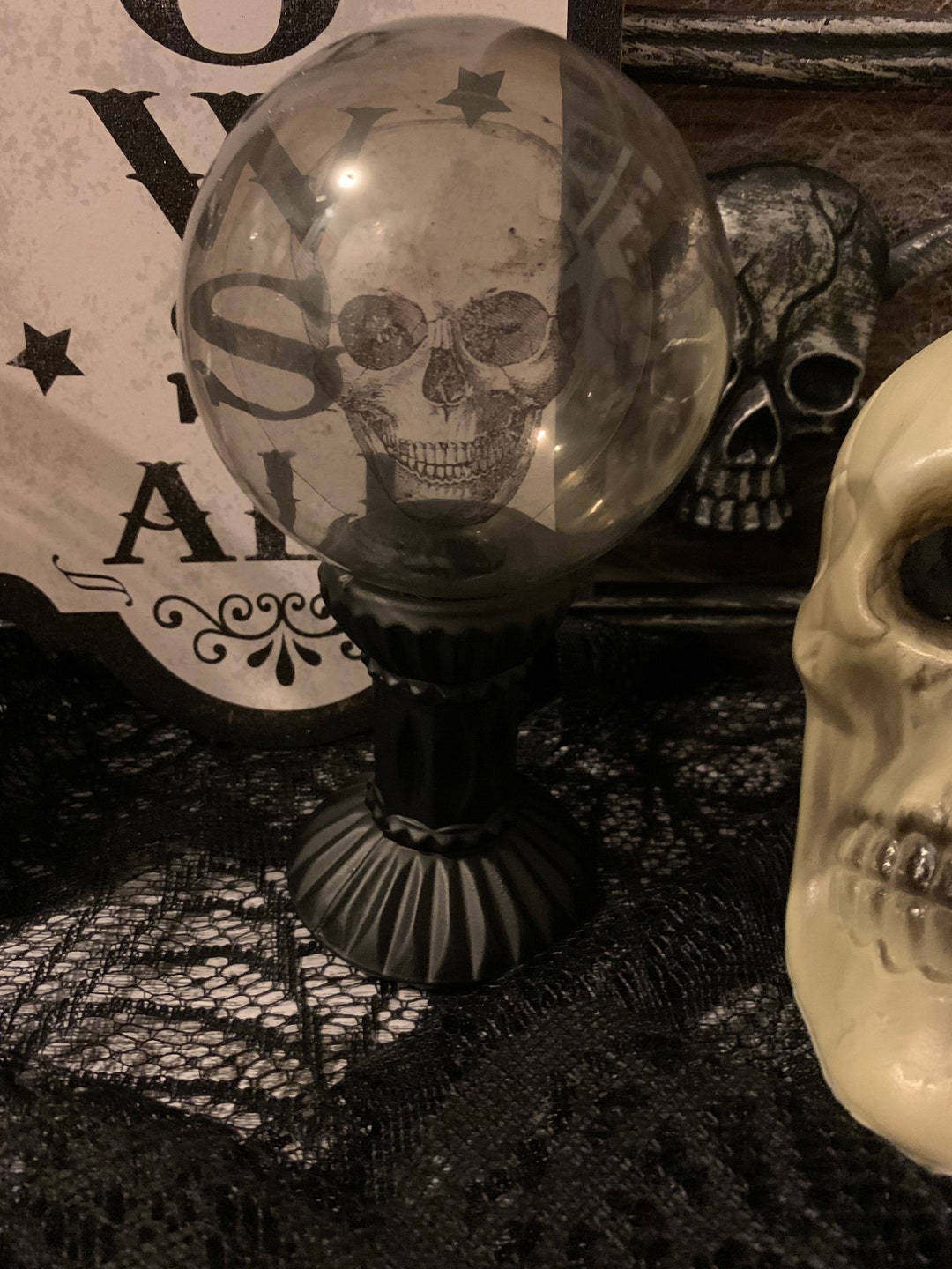 Crystal Ball Halloween Decorations Halloween Party Decor Etsy