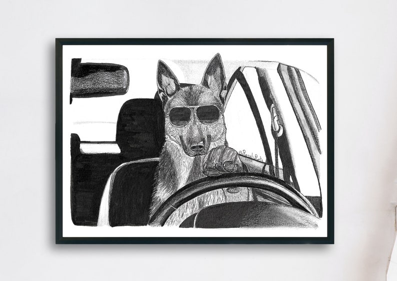 Inktober Bad Dog image 1