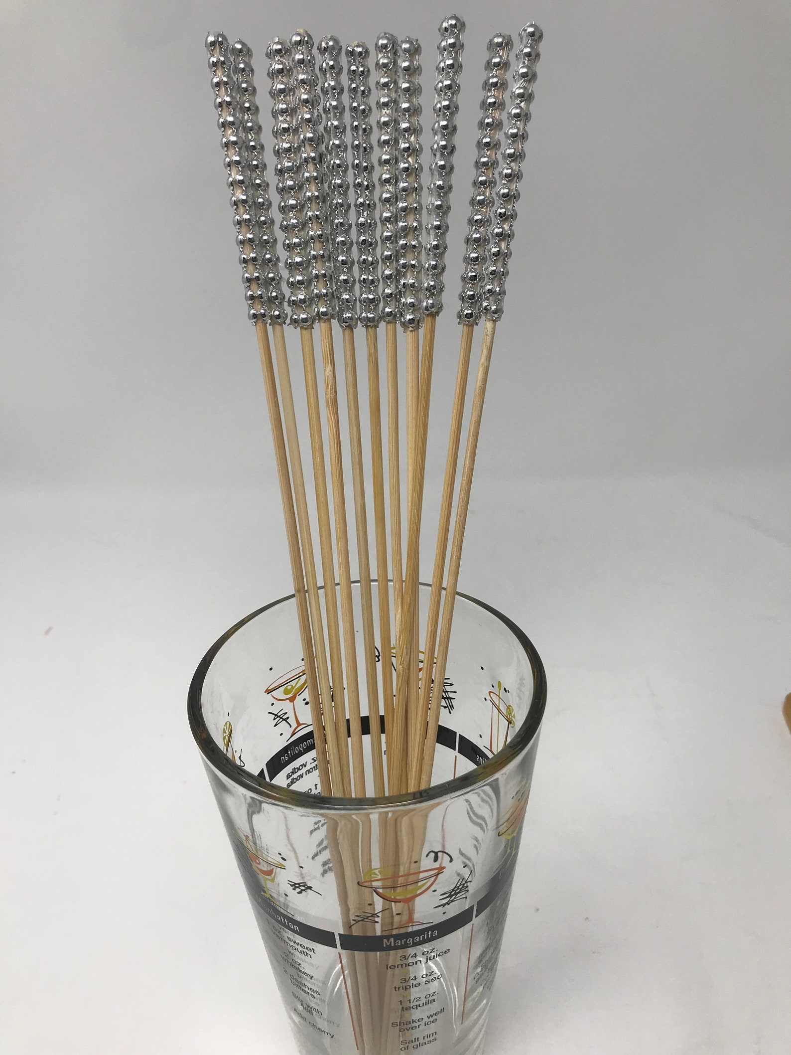 12 Wood Bamboo Cocktail Stirrers Sandwich Picks Party Etsy