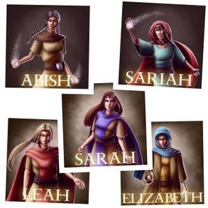 Paquete de pegatinas de heroínas del Libro de Mormón