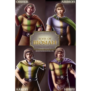 Book of Mormon Heroes Sons of Mosiah Collector Card