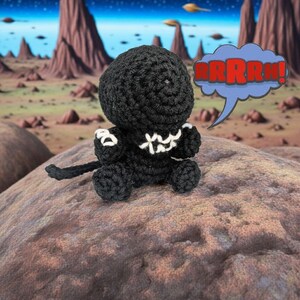 Alien Xenomorph Amigurumi Cutie Crochet PDF Pattern