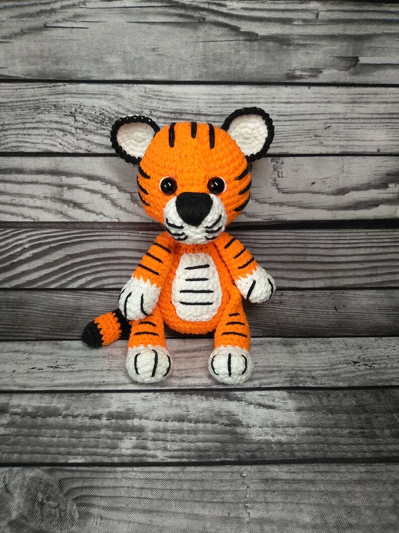 2022 Hit Christmas Toy Animals Tiger Hit 2022 Crochet Stuffed Animals Symbol Of The | Etsy