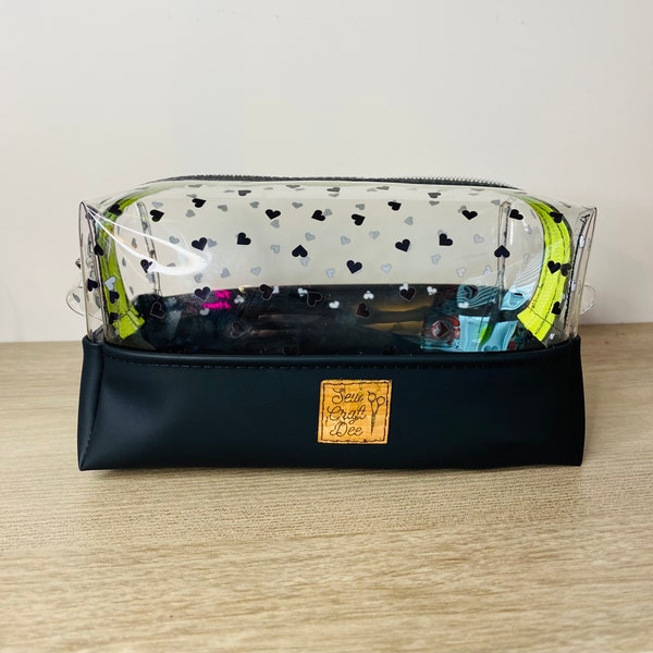 Vinyl Makeup Bag Etsy