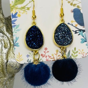 Titanic Blue dangles