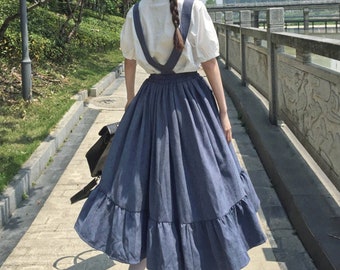 flowy overall dress