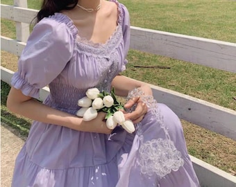 purple summer outfits