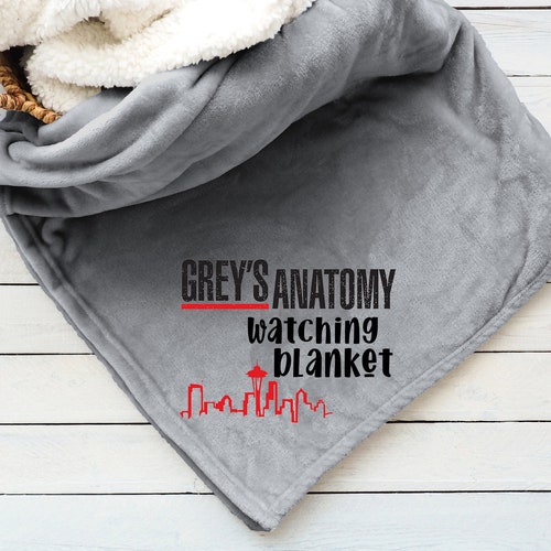 My Grey's Anatomy Watching Blanket Etsy