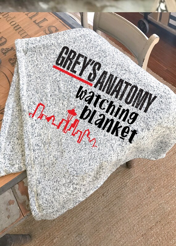 This is My Grey's Anatomy Watching Blanket Seattle Etsy