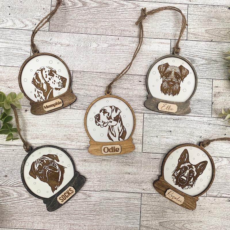 Dog Ornament - Personalized (Breeds S-Y)