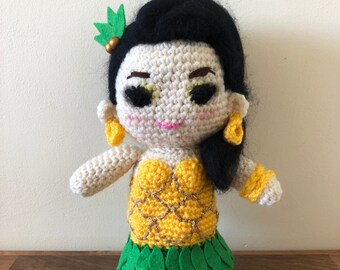 MANILA LUZON Rupaul&#39;s Drag Race Plushie - Handmade Amigurumi Plush Doll
