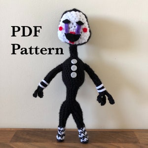 BURATTINO Cinque notti al modello all&#39;uncinetto di Freddy - DOWNLOAD DIGITALE
