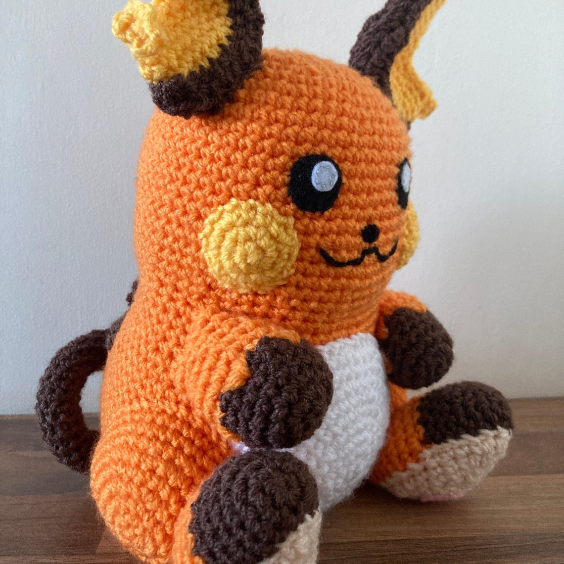 Rachu Pattern RAICHU Pokemon Crochet Pattern - Digital DOWNLOAD - Etsy UK