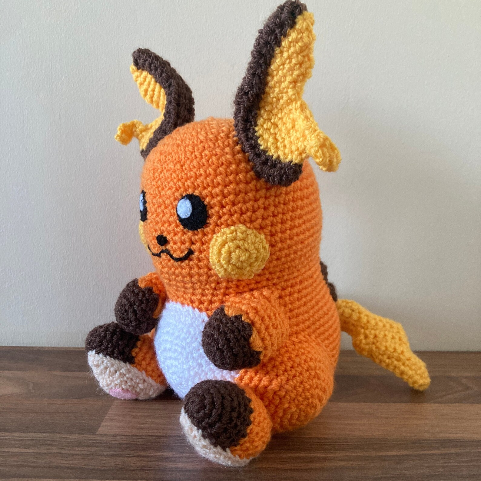 Rachu Pattern RAICHU Pokemon Crochet Pattern - Digital DOWNLOAD - Etsy UK