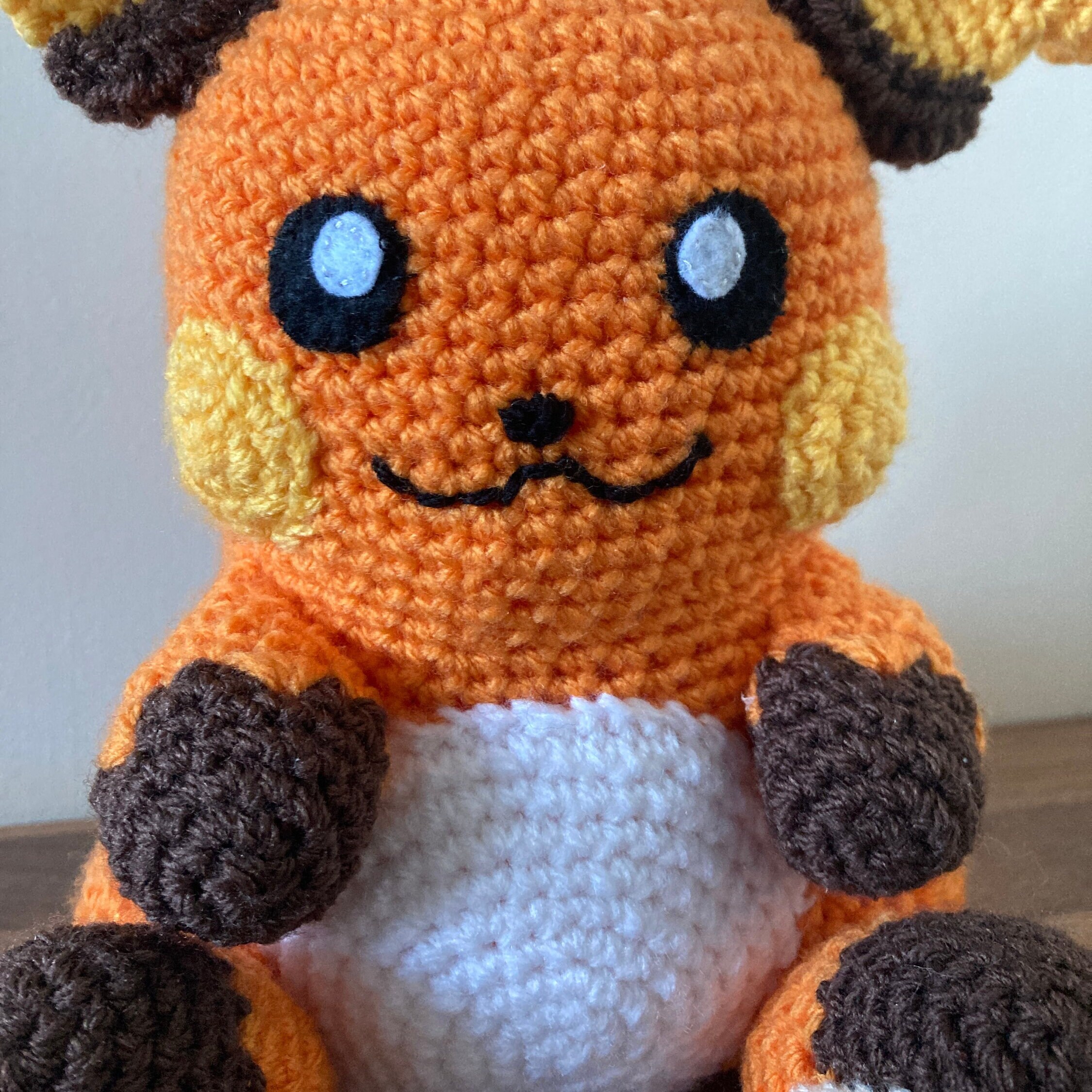 Rachu Pattern RAICHU Pokemon Crochet Pattern - Digital DOWNLOAD - Etsy UK