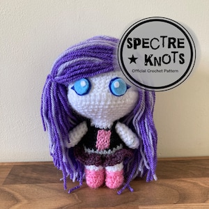 SPECTRA VONDERGEIST Monster High Crochet Pattern - Digital DOWNLOAD