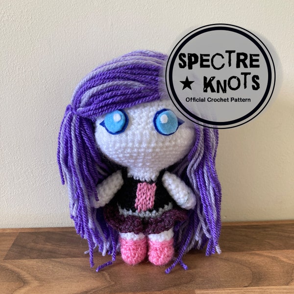 SPECTRA VONDERGEIST Monster High Crochet Pattern - Digital DOWNLOAD