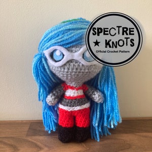GHOULIA YELPS Monster High Crochet Pattern - Digital DOWNLOAD