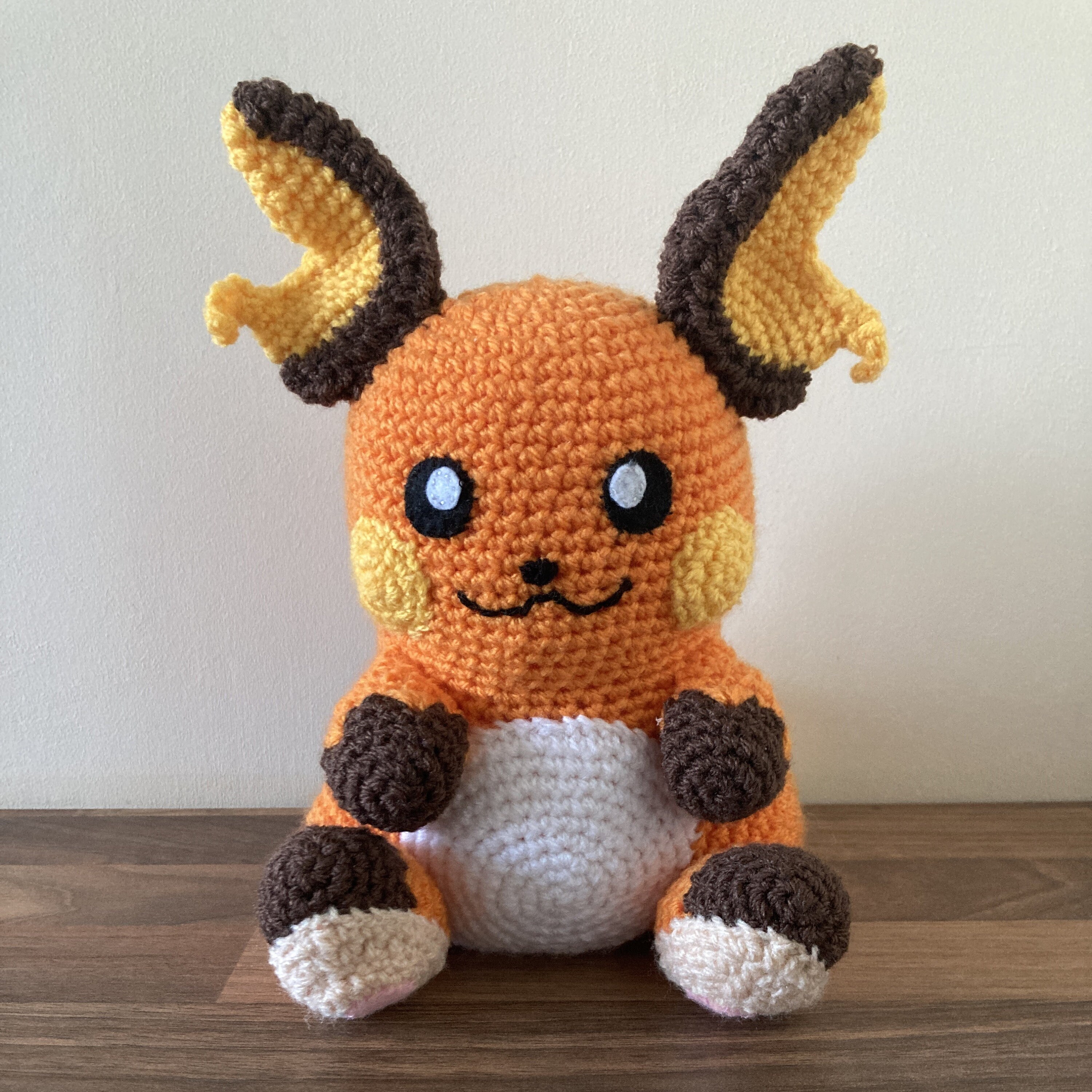 Rachu Pattern RAICHU Pokemon Crochet Pattern - Digital DOWNLOAD - Etsy UK