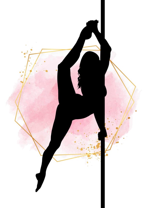Pole Dancer ART PRINT Pole Dancing, Dance, Gift for Her, Woman, Girl, Wall  Art, Home Decor 