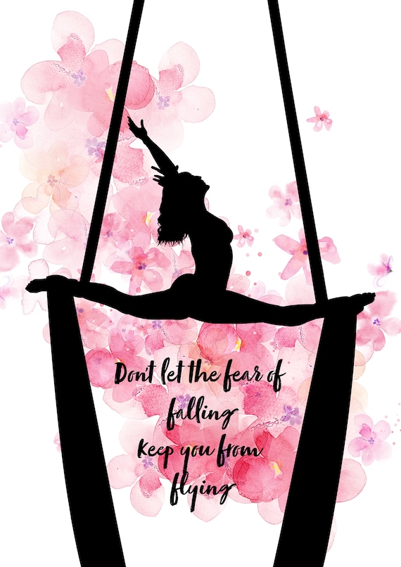 Soies aériennes 'Fear of Falling' Wall Art Silhouette Digital Artwork  Blossom Design-Aerialist, Aerial Arts, Dancer, Gift,Birthday,Picture - Etsy  France
