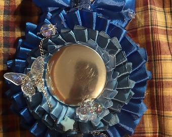 Blue 58 mm Double Rosette with Key Chain for Ita Bags