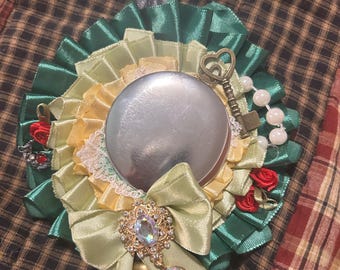 Green  58 mm Rosette Keychain for Ita Bags