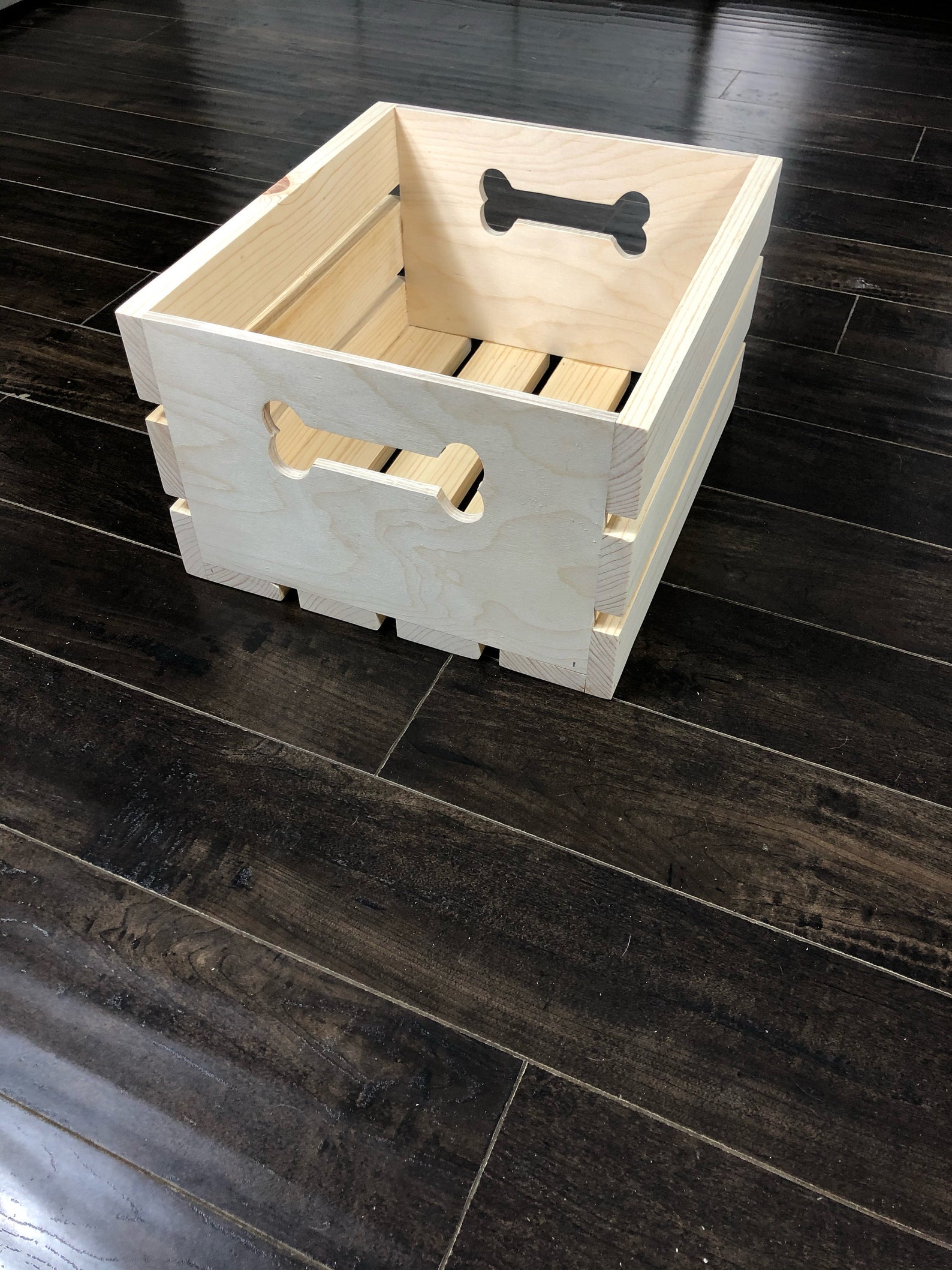 Wooden Pet Toy Storage Crate Dog Toy Crate Toy Box Wooden Etsy