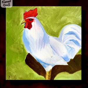 Hahn Kunst Huhn Malerei Hahn Dekor