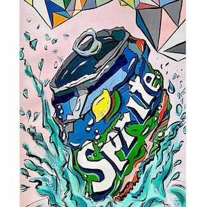 Sprite Soda pop food pop art pop culture wall art