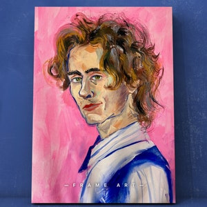 Pintura de retratos coloridos inspirados em celebridades | Arte vibrante para sua sala de estar