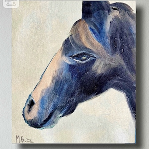 Horse painting Cute horse horse portrait