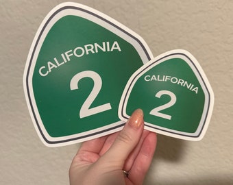 カリフォルニア州道99号線の道路標識ステッカー、ロードトリップ