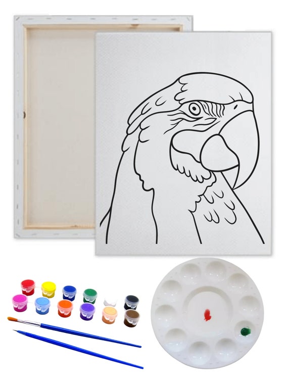 6 DIY Paint Party Canvas, Sip and Paint Canvas Kits, Paint and Sip