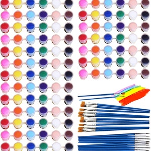 Shuttle Art Tempera Paint Sticks, 32 Colors Solid Tempera Paint for Kids,  Super Quick Drying, Works Great on Paper Wood Glass Ceramic Canvas