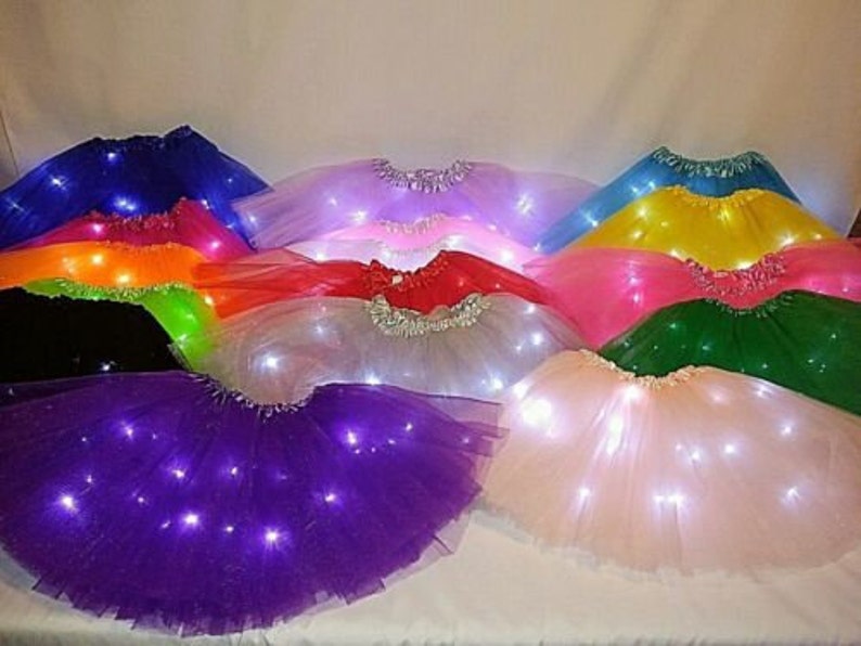 LED Tutu KidsBabies Light Up Tutu Girls Birthday Clothes Dress up for girls Dance attire for girls