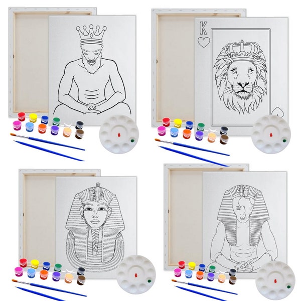 Pre Drawn Canvas Bulk Etsy