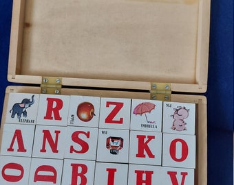 Vintage box of letters