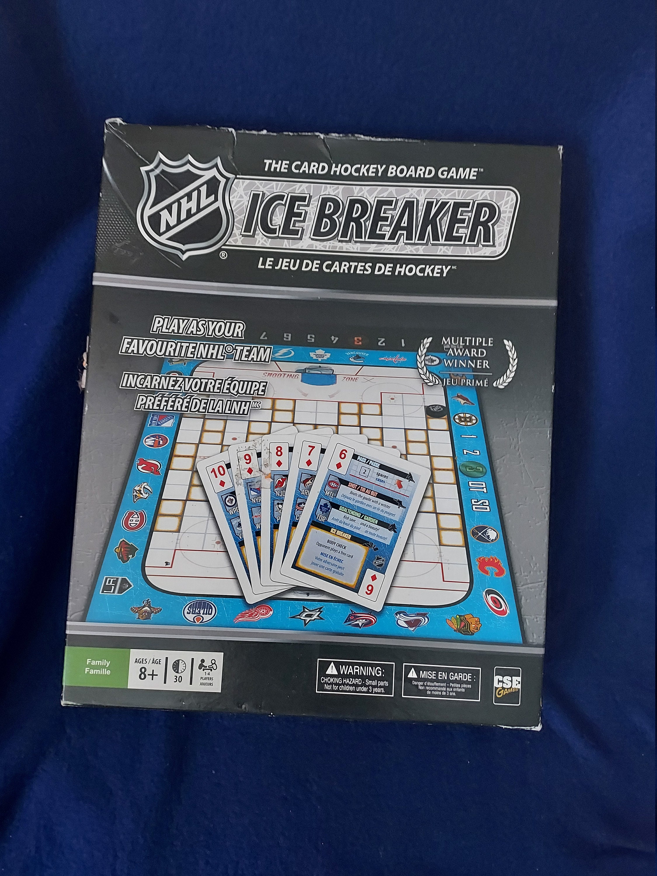 Ice Breaker the Card Hockey Board Game - Etsy