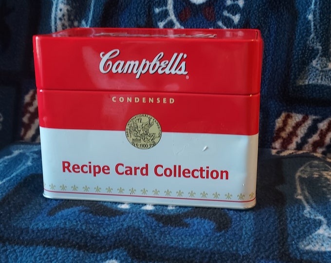 Campbell's Soup Recipe Card Tin - Etsy