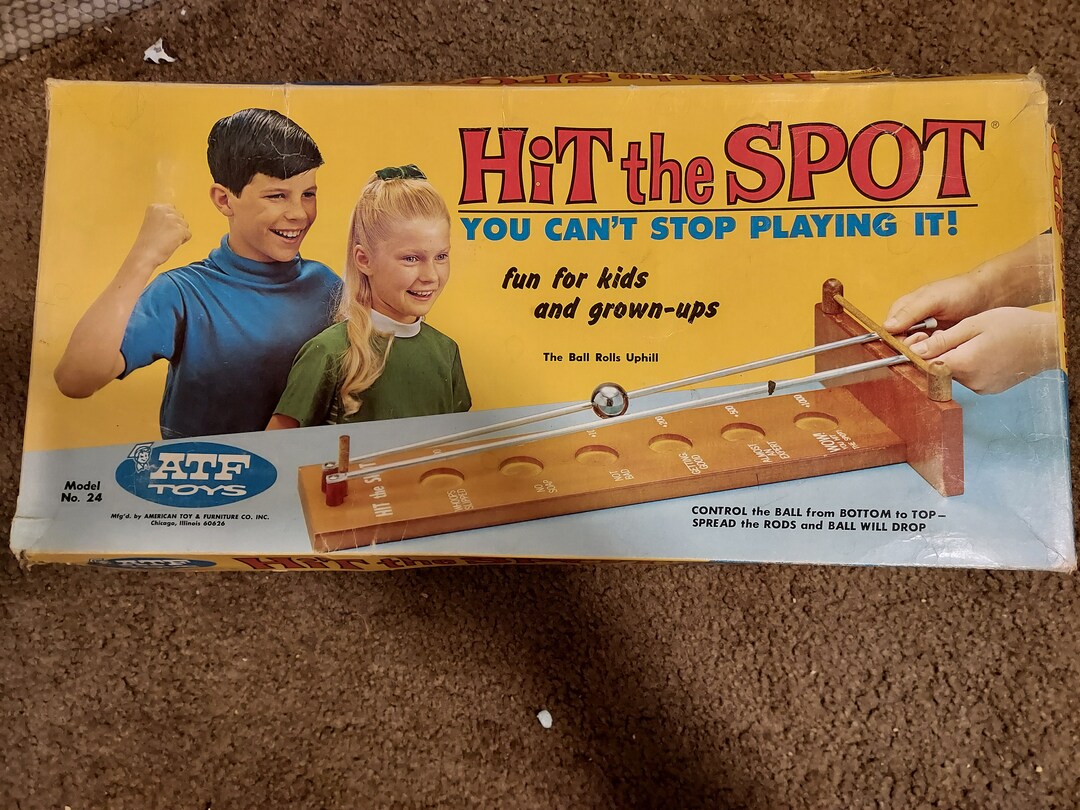 Hit the Spot the Ball Rolls Uphill Etsy