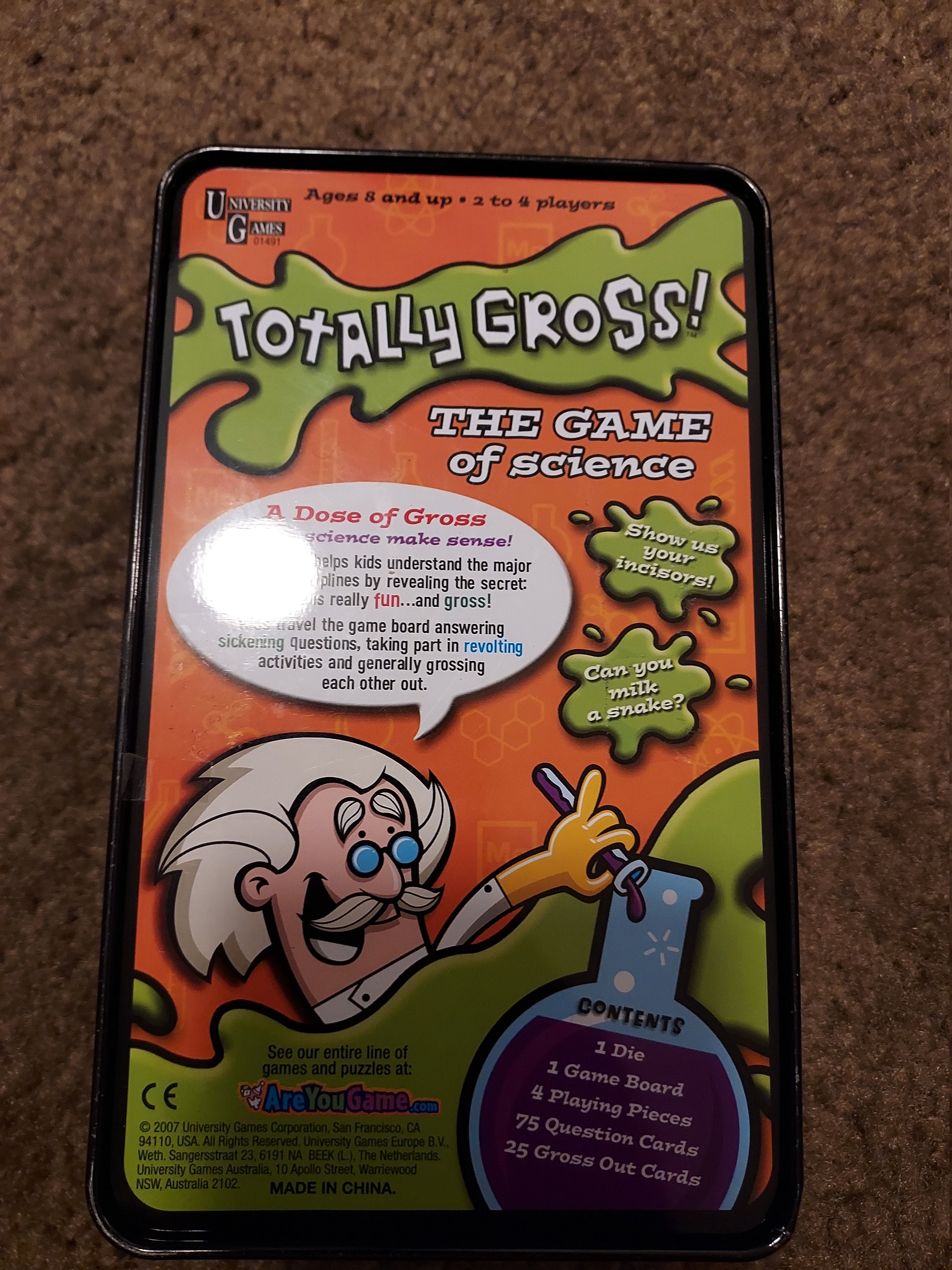 Totally Gross the Game of Science - Etsy