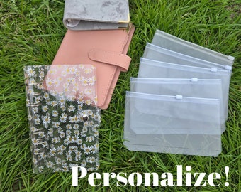 A6 Budget Binder With 5 Cash Envelopes | Cash Stuffing | Cash Budgeting | Budget Planner | Financial Planning | Savings Challenge |