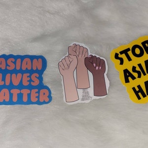 Asian lives matter sticker pack | stop asian hate | not your model minority