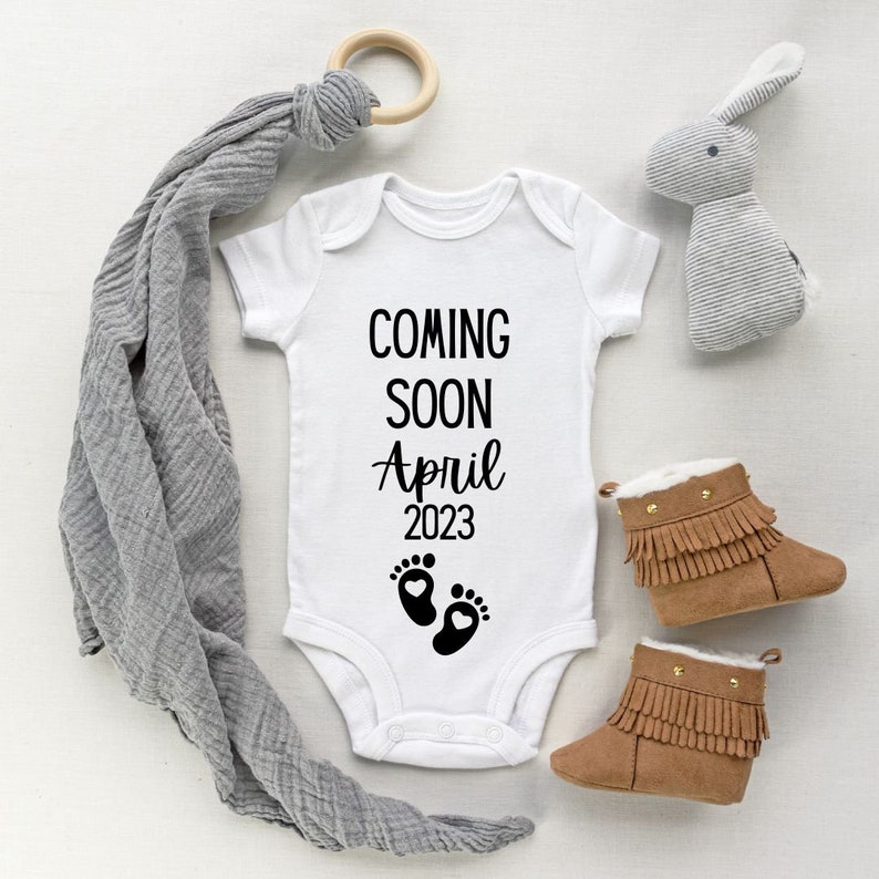 April 2023 Pregnancy Announcement New Baby Coming Soon See Etsy