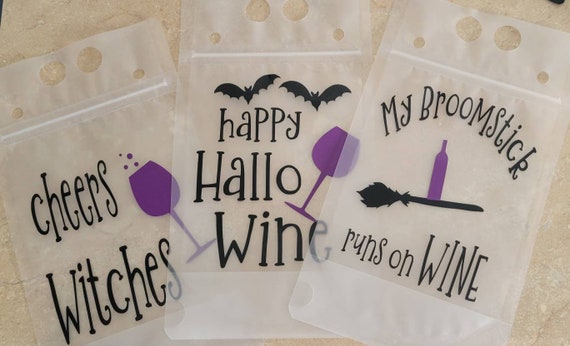 Halloween Drink Pouches Reusable Drink Pouches Halloween Party Pouches Adult Pouches Adult Drink Pouches Adult Juice Pouches Etsy Canada