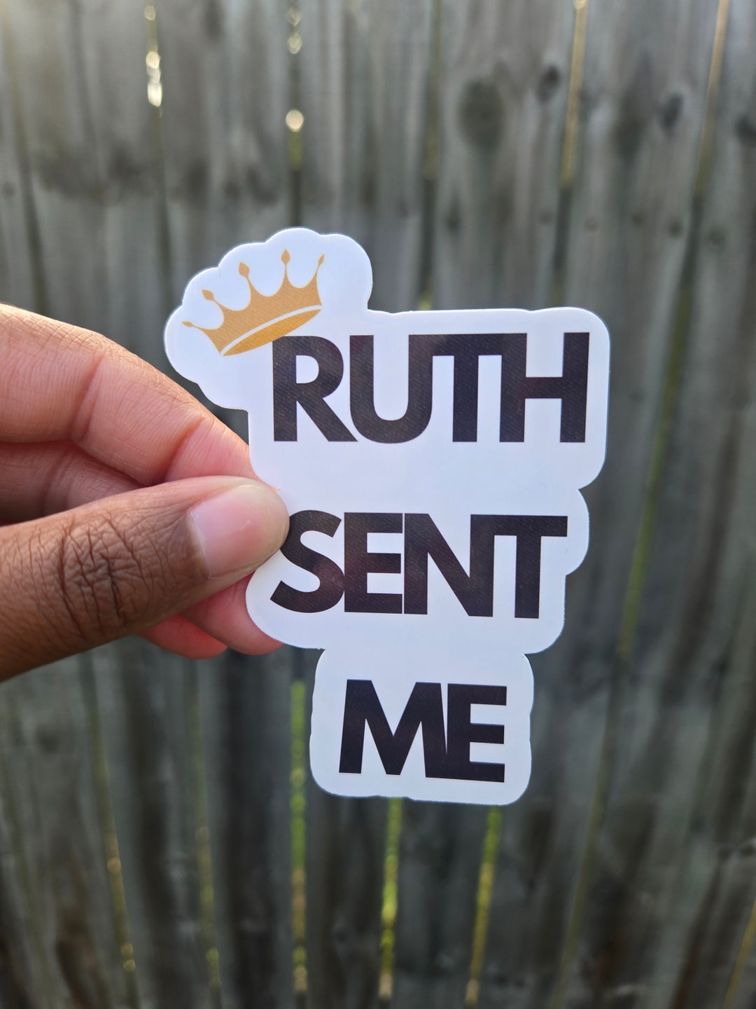 Ruth Sent Me Waterproof Sticker Voting Sticker Progressive Sticker Pro ...