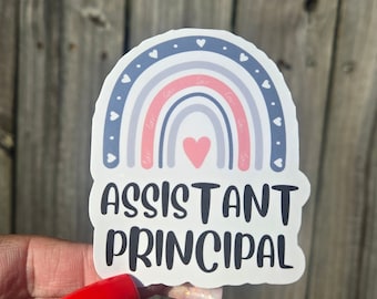Assistant Principal Waterproof Sticker | Assistant Principal Gift | Back To School | Gift For Administrator | Principal Gift | School Admin