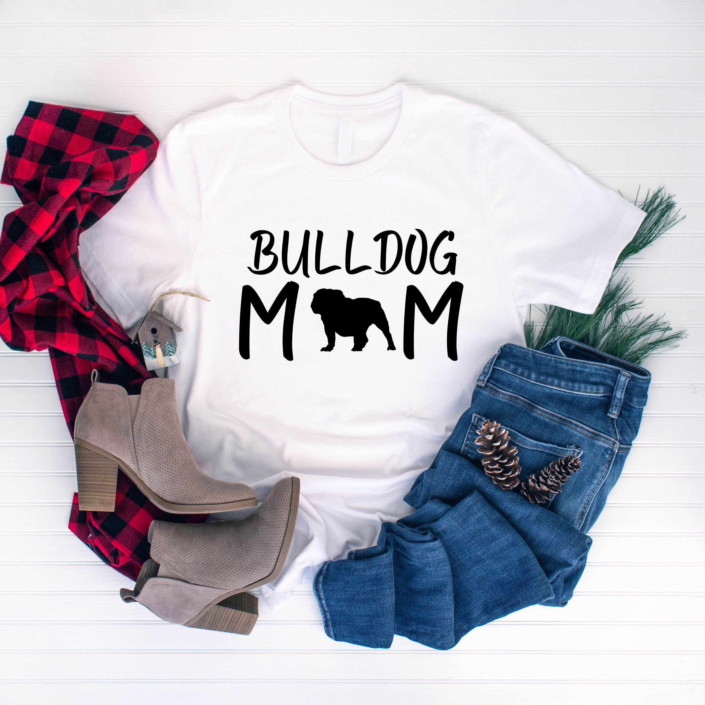 English Bulldog Mom Bulldog Mom Shirt Bulldog Mom shirt Etsy