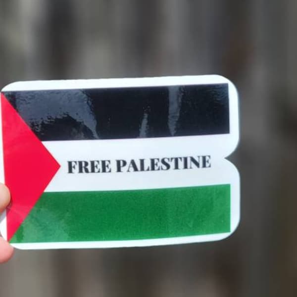 Palestine | Free Palestine WaterProof Sticker | Falasteen Sticker | Free Palestine | Palestine Art | Laptop, Hydro Flask, Weatherproof